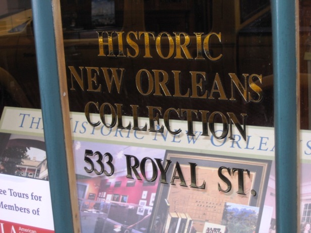 Headquarters of Historic New Orleans Collection at 533 Royal Street in the French Quarter.