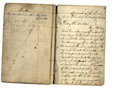 PHOTO of Emmaline B Wells hand-written Diary http://net.lib.byu.edu ...